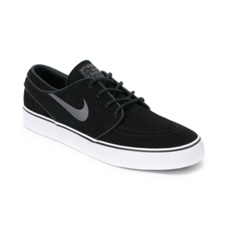 Nike SB Zoom Stefan Janoski Black & Graphite Suede Shoe
