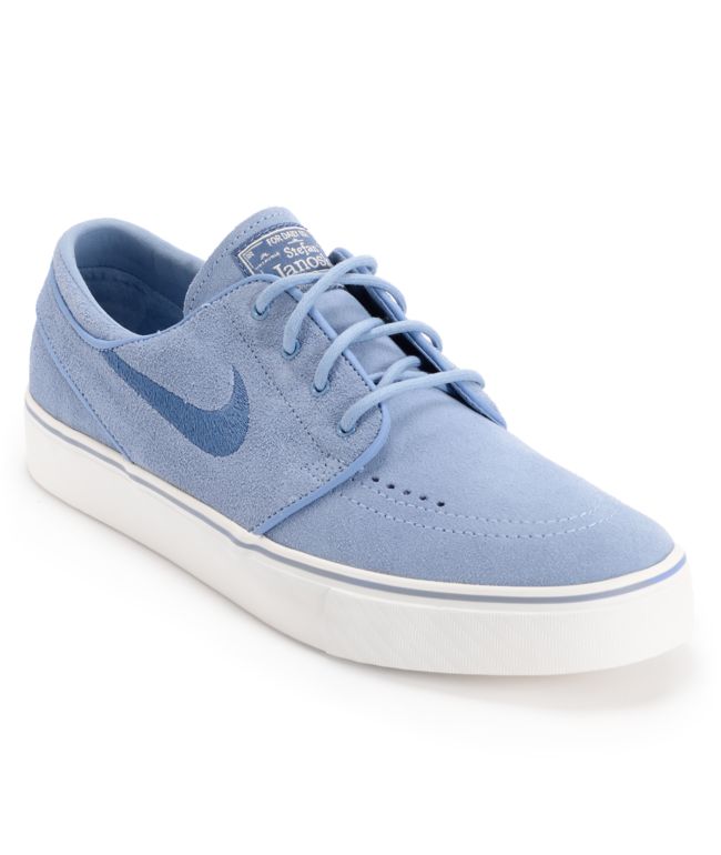 Nike SB Zoom Stefan Janoski Blue & Sail Suede Shoe