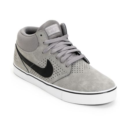 Nike SB P-Rod 5 Mid LR Soft Grey, Black & Neutral Grey Skate Shoe