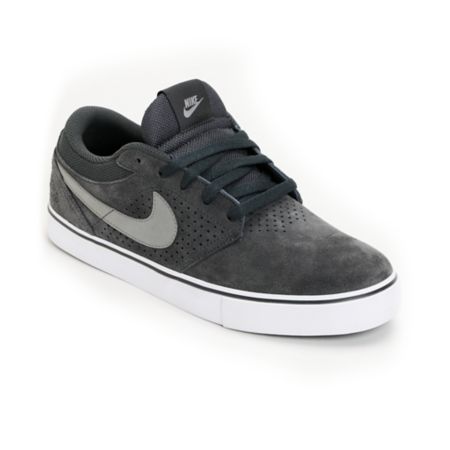 Nike SB P Rod 5 LR Lunarlon Anthracite & White Skate Shoe