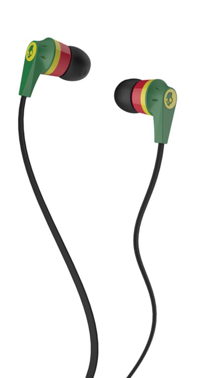Skullcandy Inkd 2.0 Rasta Earbuds