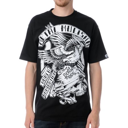 Metal Mulisha Desert Eagle Black Tee Shirt