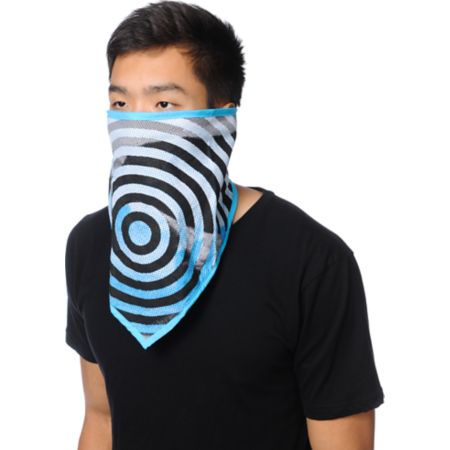 Empyre Dot Pattern Blue Face Mask Bandana