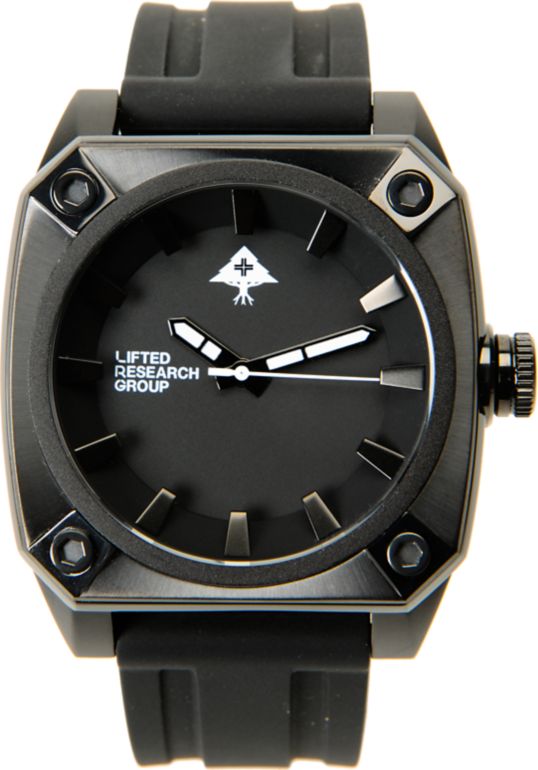 LRG Gauge Black Analog Watch