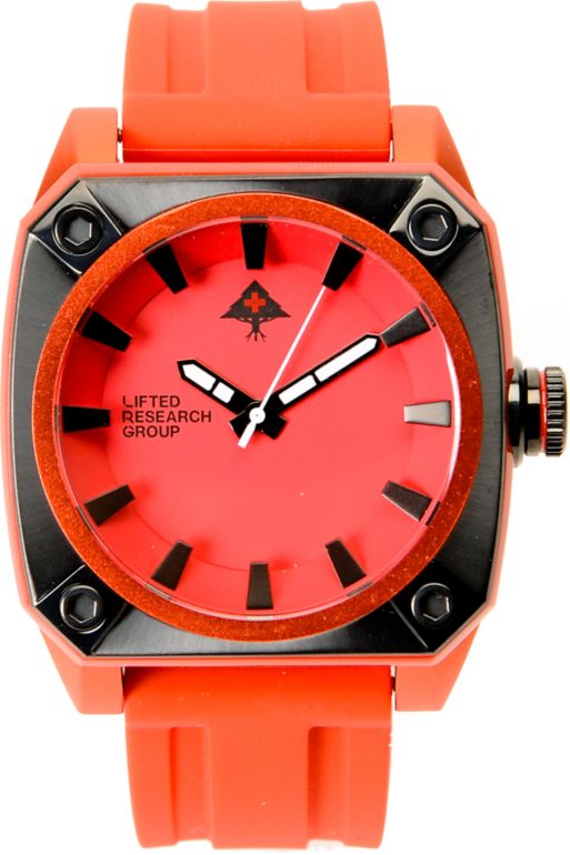 LRG Gauge Red Analog Watch