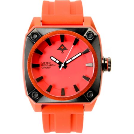 LRG Gauge Red Analog Watch