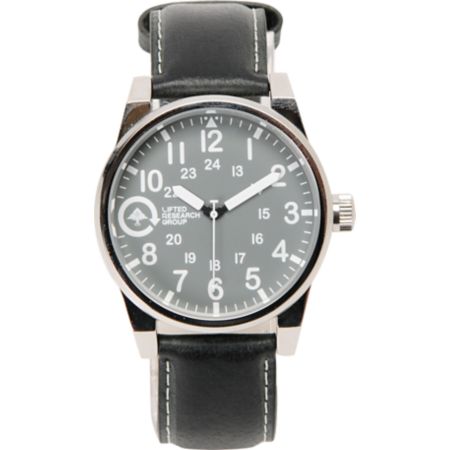 LRG Field And Research Silver & Black Analog Watch
