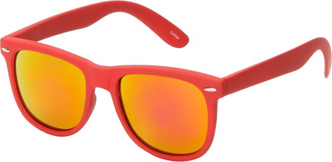 Jack Martin Frisky Business Matte Red & Fire Sunglasses