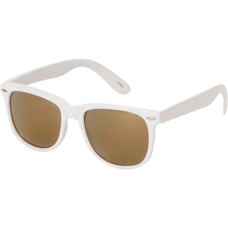 Jack Martin Frisky Business White & Gold Sunglasses