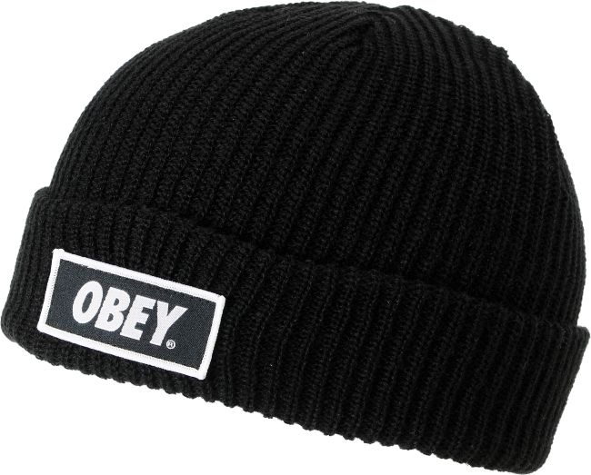 Obey Standard Black Beanie