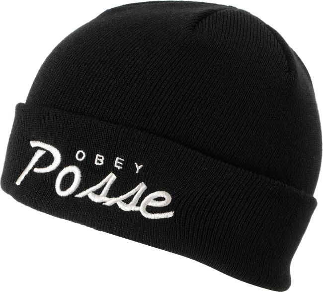 Obey Posse Black Beanie