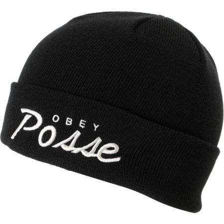 Obey Posse Black Beanie