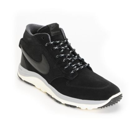 Nike Lunar Braata Mid OMS Black & Matte Silver Shoe