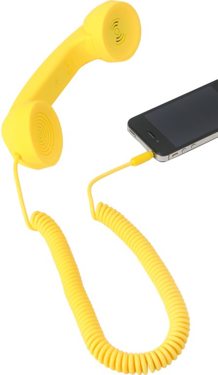 Native Union POP Retro Phone Handset in Yellow