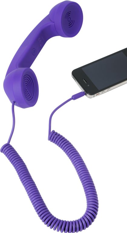 Native Union POP Retro Phone Handset in Purple
