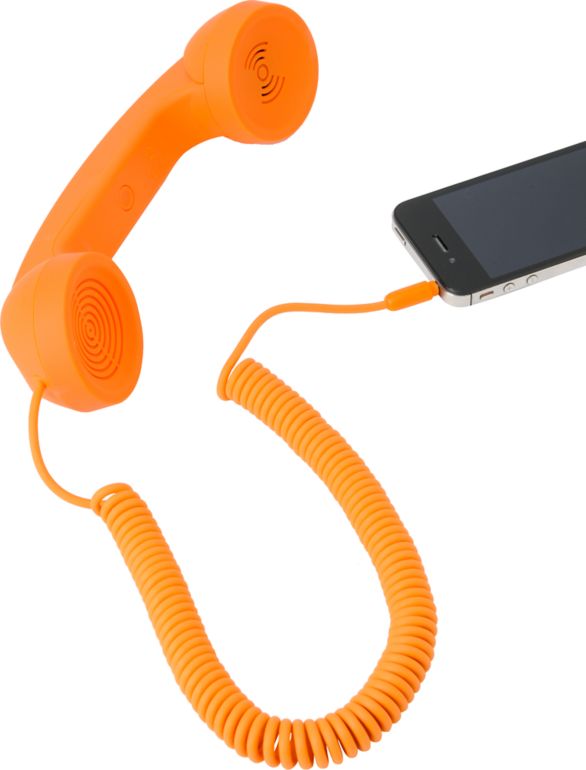 Native Union POP Retro Phone Handset in Orange