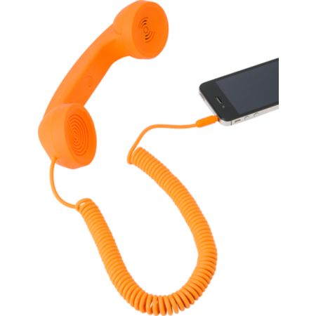 Native Union POP Retro Phone Handset in Orange
