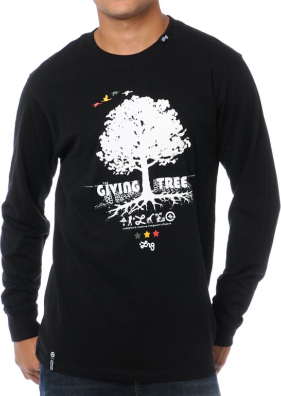 LRG Core Collection Nine Black Long Sleeve Shirt