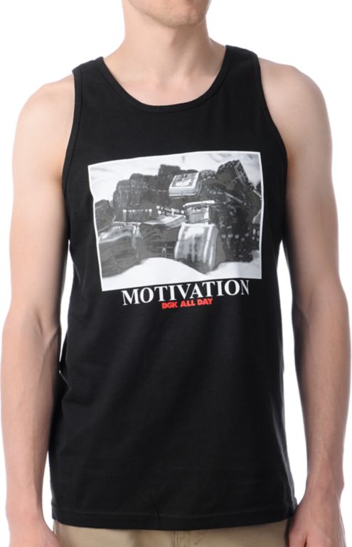 DGK Stacks Black Tank Top