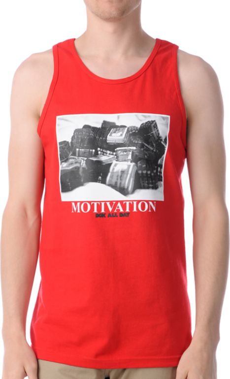 DGK Stacks Red Tank Top
