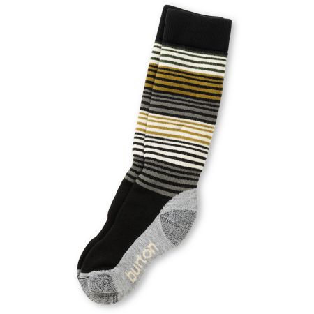 Burton Scout Girls Black, Gold & Grey Snowboard Socks