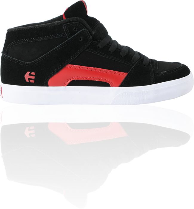 Etnies Boys RVM Vulc Black & Red Skate Shoe