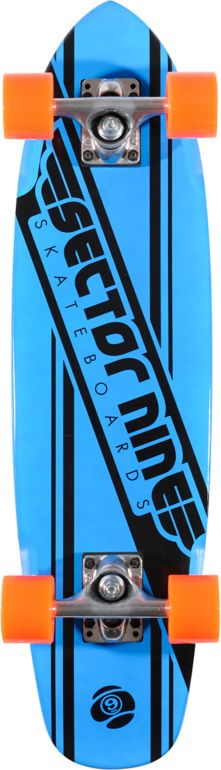 Sector 9 76 Blue 28 Cruiser Complete