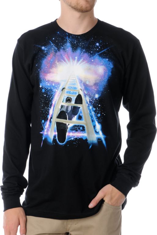 Imaginary Foundation Upgrade Black Long Sleeve Tee Shirt