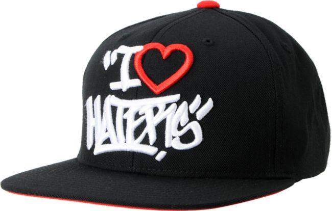 DGK Tag Haters Black Snapback Hat
