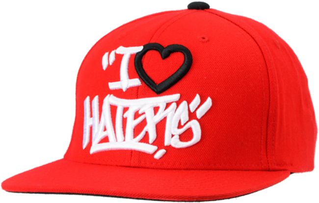 DGK Tag Haters Red Snapback Hat