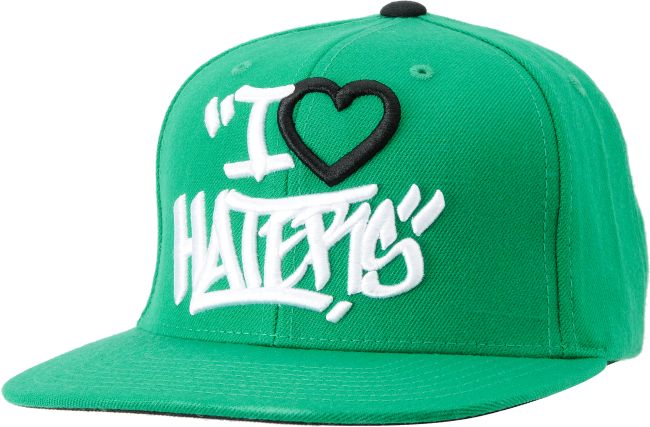 DGK Tag Haters Green Snapback Hat