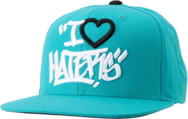 DGK Tag Haters Teal Snapback Hat