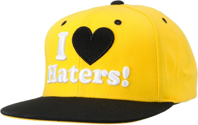 DGK Haters Black & Yellow Snapback Hat