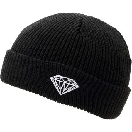 Diamond Supply Brilliant Black Fold Beanie
