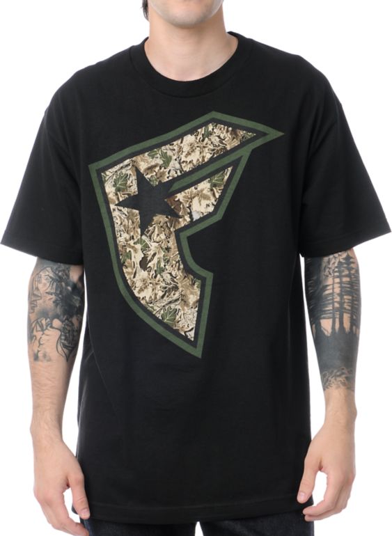 Famous Stars & Straps x Yelawolf Real Tree BOH Black Tee Shirt