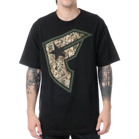 Famous Stars & Straps x Yelawolf Real Tree BOH Black Tee Shirt