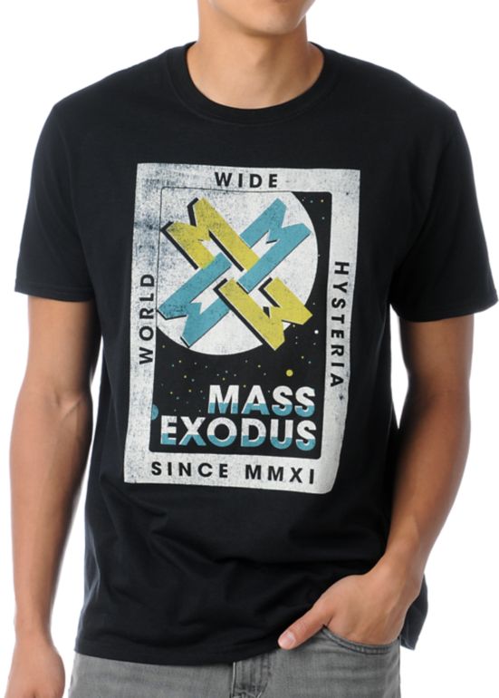 Mass Exodus Innovation Black Tee Shirt