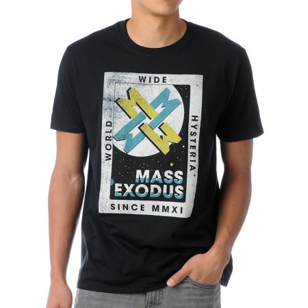 Mass Exodus Innovation Black Tee Shirt