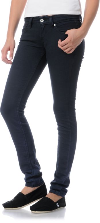 Levis Girls Faded Past Blue Ombre Low Twist Skinny Jeans