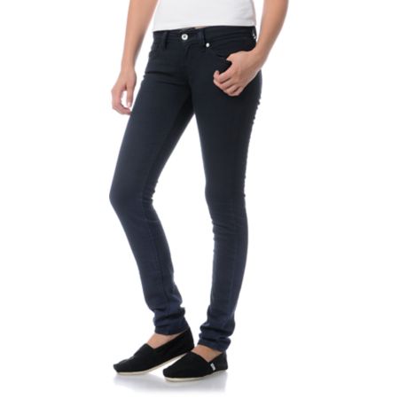 Levis Girls Faded Past Blue Ombre Low Twist Skinny Jeans