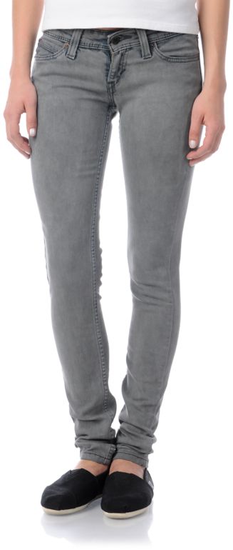 Levis Girls Curve ID Demi Curve Stormy Skies Grey Skinny Jeans