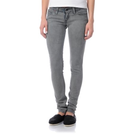 Levis Girls Curve ID Demi Curve Stormy Skies Grey Skinny Jeans