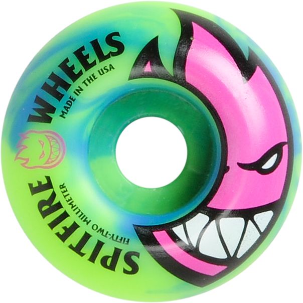 Spitfire Big Head Septic Swirl 52mm Skateboard Wheels
