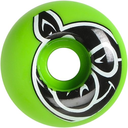 Pig Head 53mm Neon Green Skateboard Wheels