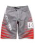 DC Carnivore 19 Grey & Red Boys Board Shorts