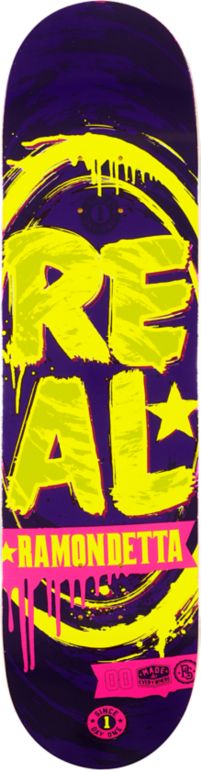 Real Ramondetta Paint The Town R1 8.125" Skateboard Deck
