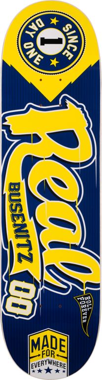 Real Busenitz All Stars R1 Construction 8.38" Skateboard Deck