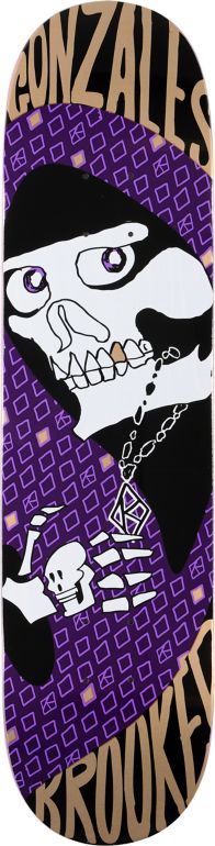Krooked Gonz KRKD Or Death 7.75" Skateboard Deck