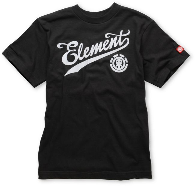 Element Boys All Star Charcoal Tee Shirt