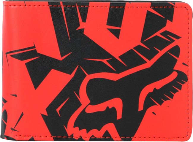 Fox Whacky Black & Red Bi-Fold Wallet